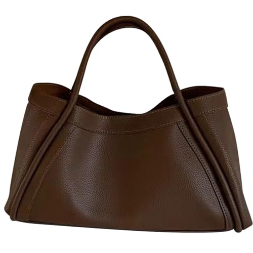 Peosaard Leder -Tasche für Frauen große Kapazität Lederhandtaschen mit Geldbeutel mit verstellbarem Modeheld/Schulter Ledertaschen Frauen für Arbeit Reisen Kaffee, Ledertaschen Frauen von Peosaard