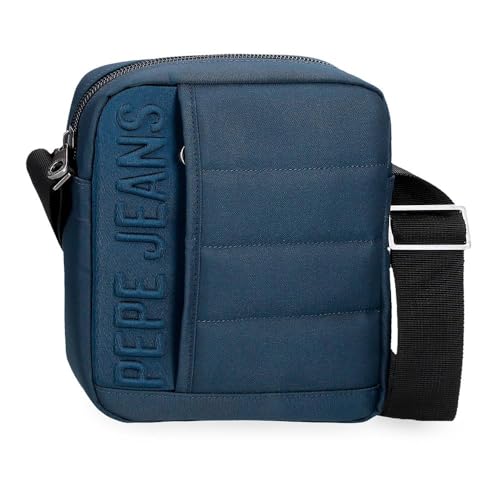 Pepe Jeans Ancor Joumma Bags by Joumma Bags, Mittelgroß, Blau, 17 x 22 x 6 cm, Polyester, blau, Mittelgroße Umhängetasche von Pepe Jeans