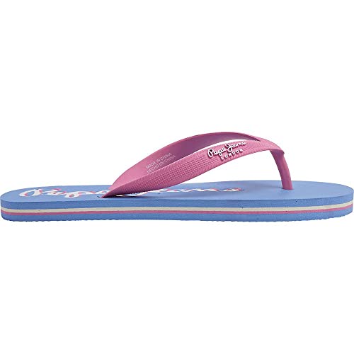 Pepe Jeans Damen Bay Beach Classic Brand W Thong Sandals, Bright pink, 38 EU von Pepe Jeans