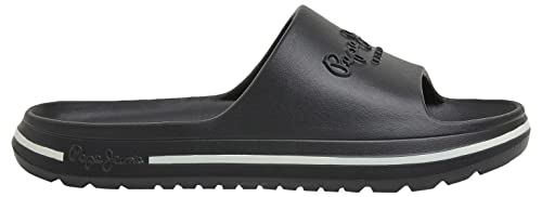 Pepe Jeans Damen Beach Slide W Flip-Flop, Schwarz (Schwarz), 9 von Pepe Jeans