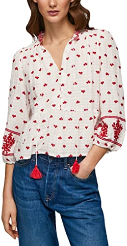 Pepe Jeans Damen Bianca Shirt, White (White), XS von Pepe Jeans