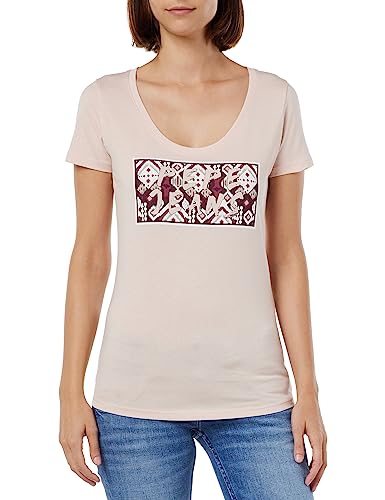 Pepe Jeans Damen Brandi T-Shirt, Pink (Ash Rose), M von Pepe Jeans