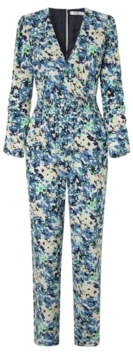 Pepe Jeans Damen Casandra Print Jumpsuit, Blau (Sea Blue), S von Pepe Jeans