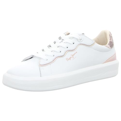 Pepe Jeans Damen Dobbie Seal Sneaker, Pink (Pinkish Pink), 4 von Pepe Jeans