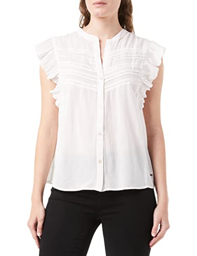 Pepe Jeans Damen Fiala Hemd, Weiß (Weiß), L EU von Pepe Jeans