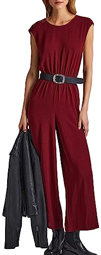 Pepe Jeans Damen Fiska Jumpsuit, Red (Burgundy), XL von Pepe Jeans