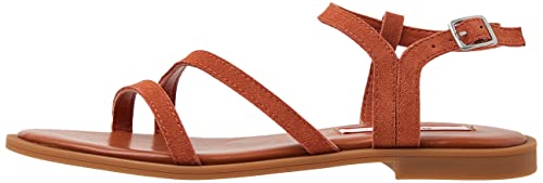 Pepe Jeans Damen Hayes Folk Flat Sandals, Rust orange, 38 EU von Pepe Jeans