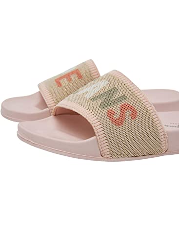 Pepe Jeans Damen Knit W Slide Sandals, Light pink, 40 EU von Pepe Jeans