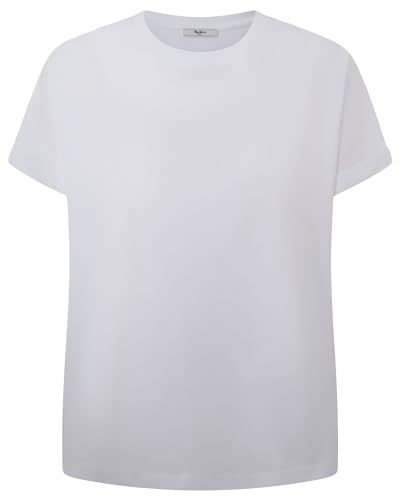 Pepe Jeans Damen Liu T-Shirt, Weiß (Weiß), XS von Pepe Jeans