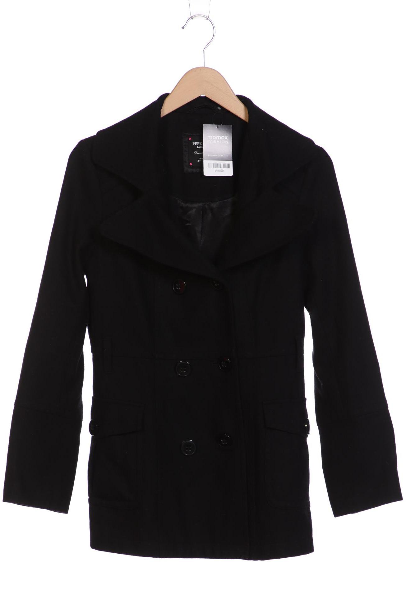 Pepe Jeans Damen Mantel, schwarz, Gr. 38 von Pepe Jeans