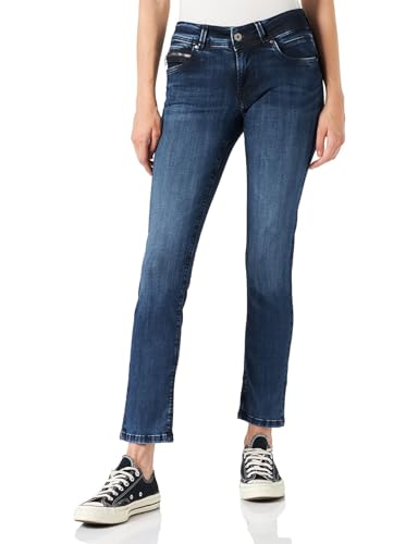 Pepe Jeans Damen New Brooke Jeans, Blue (Denim-VW3), 25W / 34L von Pepe Jeans