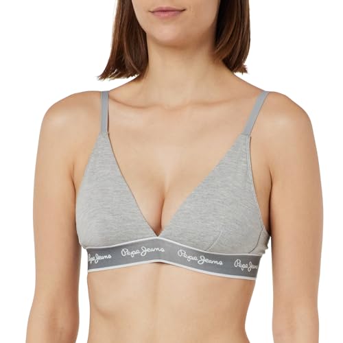 Pepe Jeans Damen Pepe A Bra, Grey (Grey Marl), XS von Pepe Jeans