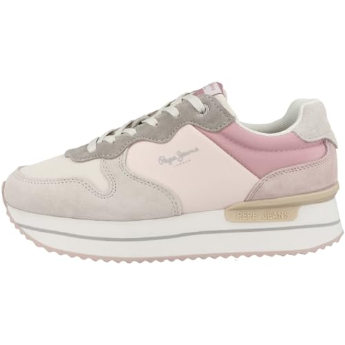 Pepe Jeans Damen Rusper Jelly Sneaker, Pink (Face Pink), 3 von Pepe Jeans