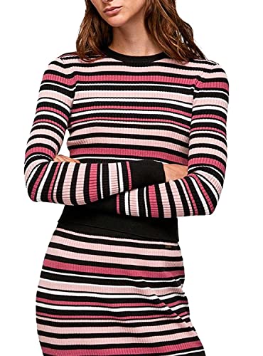 Pepe Jeans Damen Tiffani Sweater Long Sleeves Knits, Multicolour (Multi), L von Pepe Jeans