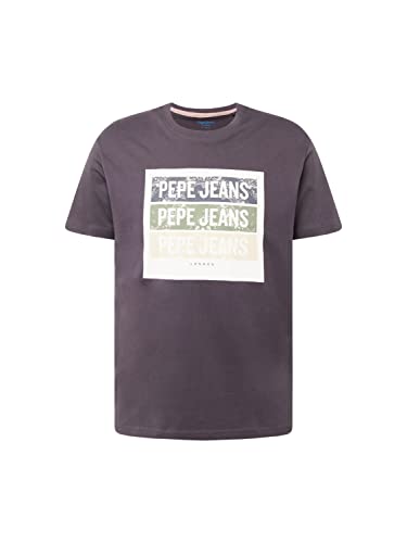 Pepe Jeans Herren Acee T-Shirt, Black (Washed Black), XS von Pepe Jeans