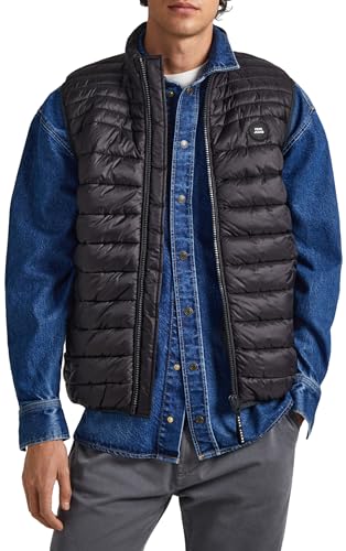 Pepe Jeans Herren Balle Gillet Puffer Gilet, Black (Black), L von Pepe Jeans