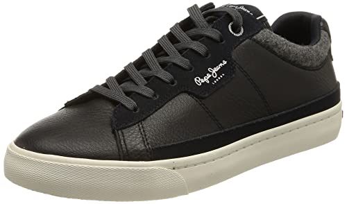 Pepe Jeans Herren Barry SMART Sneaker, 595NAVY, 46 EU von Pepe Jeans