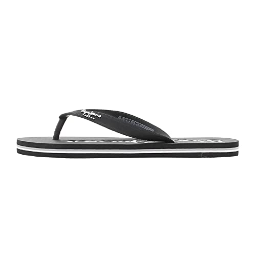 Pepe Jeans Herren Bay Beach Basic M Flip-Flop, Black (Black), 41 EU von Pepe Jeans