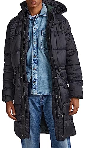 Pepe Jeans Herren Blai Puffer Parka, Black (Black), XS von Pepe Jeans