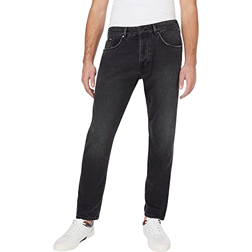 Pepe Jeans Herren Callen Crop Jeans, Black (Denim-XF2), 28W / 30L von Pepe Jeans