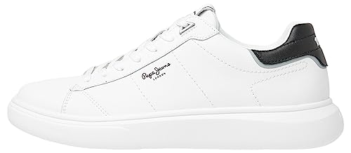 Pepe Jeans Herren Eaton Basic Sneaker, White (White), 42 EU von Pepe Jeans