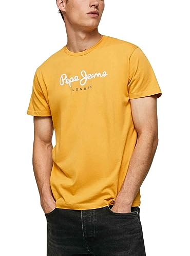Pepe Jeans Herren Eggo N T-Shirt, Ochre Yellow, S von Pepe Jeans