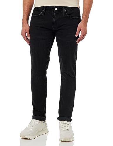 Pepe Jeans Herren Finsbury Jeans, Schwarz (Denim-xv1), 28W / 30L EU von Pepe Jeans