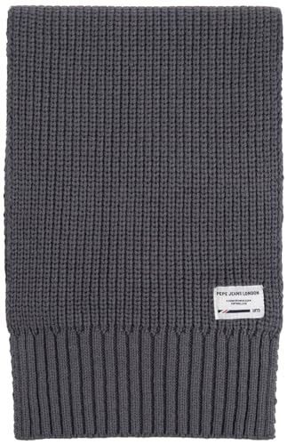 Pepe Jeans Herren Griffin Scarf, Grey (Thunder), One Size von Pepe Jeans