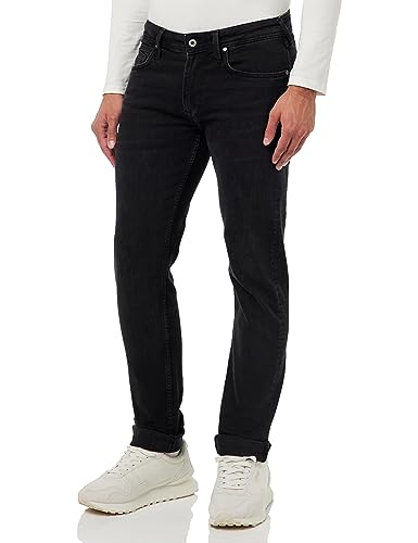 Pepe Jeans Herren Hatch Regular Jeans, Schwarz (Denim-xv1), 28W / 30L EU von Pepe Jeans