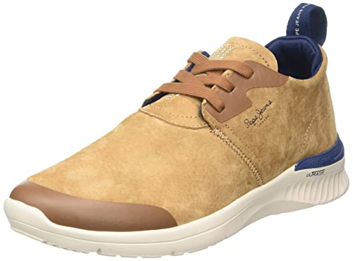 Pepe Jeans Herren Jay PRO Desert Sneaker, 879COGNAC, 45 EU von Pepe Jeans