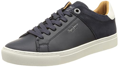 Pepe Jeans Herren Joe Cup Split Sneaker, 595NAVY, 44 EU von Pepe Jeans