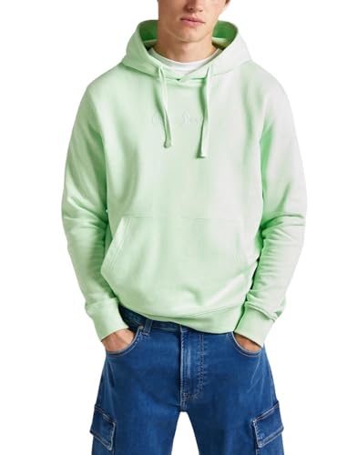 Pepe Jeans Herren Joe Hoodie Kapuzenpullover, Grün (Fresh Green), XL von Pepe Jeans