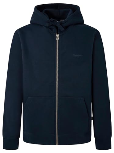 Pepe Jeans Herren Joe Zip Kapuzenpullover, Blau (Dulwich Blue), M von Pepe Jeans