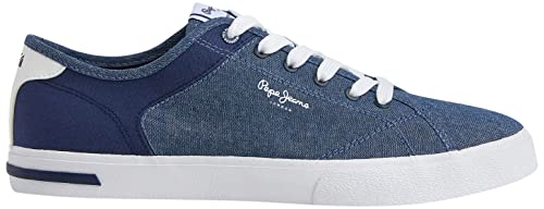 Pepe Jeans Herren Kenton Road M Chambray Sneaker, 40 EU von Pepe Jeans