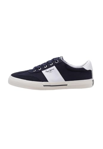 Pepe Jeans Herren Kenton Strap M Sneaker, Blau (Navy), 11 von Pepe Jeans