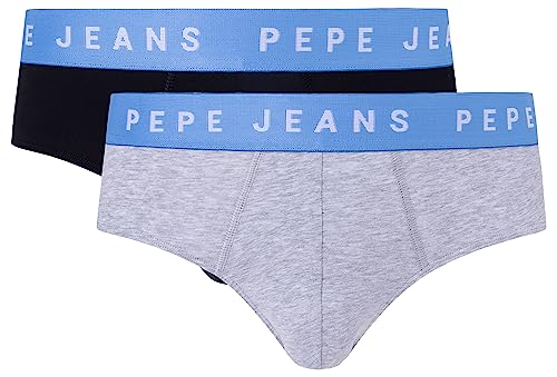 Pepe Jeans Herren Logo Bf Lr 2P Briefs, Black (Black), XL (2er Pack) von Pepe Jeans