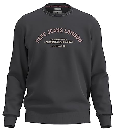 Pepe Jeans Herren Medley Crew Sweatshirt, Grey (Thunder), L von Pepe Jeans