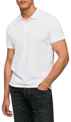 Pepe Jeans Herren Vincent N Poloshirt, 800weiß, XL EU von Pepe Jeans