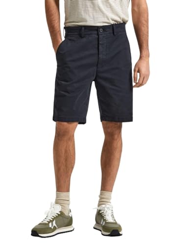 Pepe Jeans Herren Regular Chino Short, Schwarz (Schwarz), 34W von Pepe Jeans