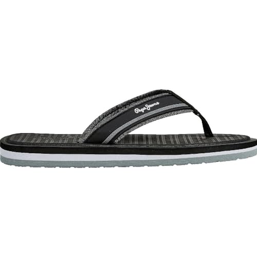 Pepe Jeans Herren West Basic Flip-Flop, Schwarz (Schwarz), 9 von Pepe Jeans