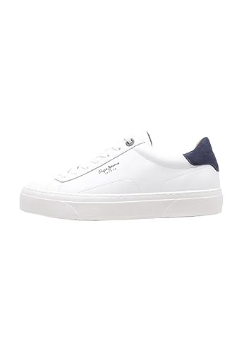 Pepe Jeans Herren Yogi Original Sneaker, White (White), 41 EU von Pepe Jeans