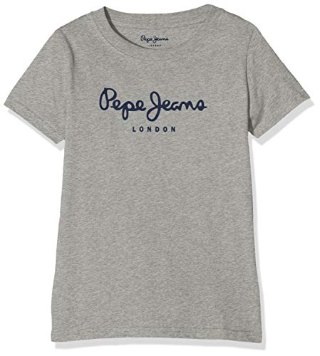 Pepe Jeans Jungen Art N T-Shirt,Grau (Grau Marl),8 Jahre von Pepe Jeans