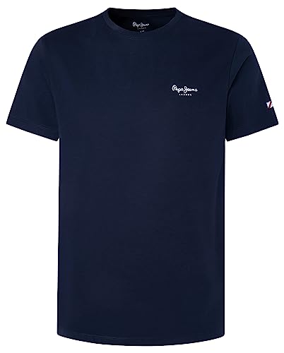 Pepe Jeans Jungen Jacco T-Shirt, Blue (Dulwich), 18 Years von Pepe Jeans