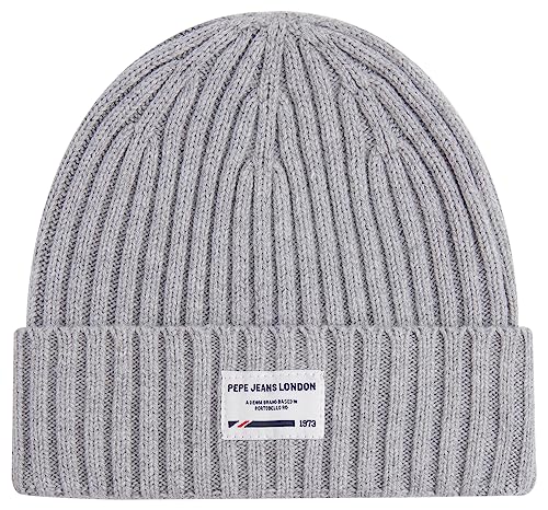 Pepe Jeans Jungen Johnny Beanie Cap, Grey (Grey Marl), S von Pepe Jeans