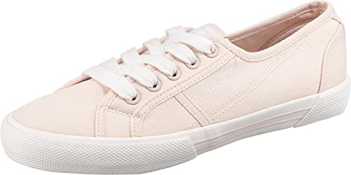 Pepe Jeans London Damen Brady Basic W Sneaker, Pink (Pinkish Pink), 38 EU von Pepe Jeans