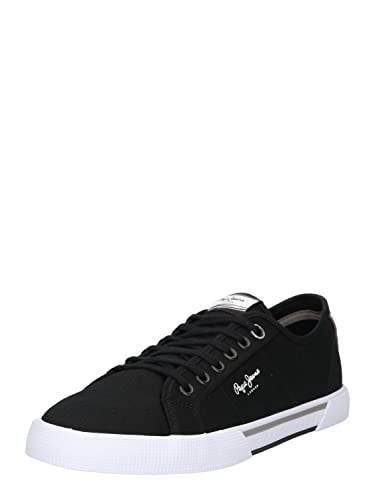 Pepe Jeans London Herren Brady Men Basic Sneaker, 999BLACK, 40 EU von Pepe Jeans