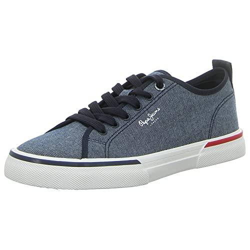 Pepe Jeans London Herren Kenton SMART 22 Chambray Sneaker, 564CHAMBRAY, 43 EU von Pepe Jeans