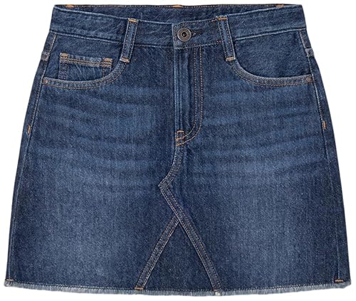 Pepe Jeans Mädchen Kourtney Skirt, Blue (Denim-DR2), 16 Years von Pepe Jeans