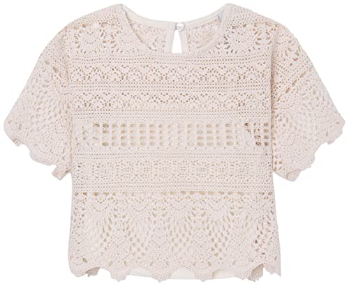 Pepe Jeans Mädchen Noelle Blouse, White (Mousse), 6 Years von Pepe Jeans