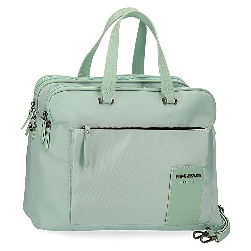 Pepe Jeans Mia Gepäck- Kuriertasche, 34x24x13 cms, Türkis von Pepe Jeans